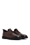 Men's Brown Lace-Up Leather Casual Shoes 25Wfd7501Ft - 3