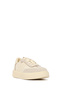 Women's Beige Thick Soled Lace-Up Shoes Sneakers 26Pfe145414 - 8