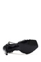 Women's Black Ankle Strap Thin High Heel Shoes Patent Leather Genuine Leather Sandals 25Sfd161116 - 5