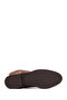 Women's Brown Zippered Short Heeled Suede Leather Boots 25Wfd153510 - 5