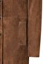 Pamela Women's Brown Suede Leather Coat 25Sgd53041B - 3