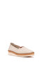 Women's Cream Thick Soled Leather Comfort Shoes 26Pfd500918 - 7