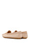 Women's Beige Suede Leather Loafer 26Pfd291210 - 6