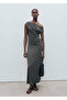 Asymmetric Pleated Dress - 2