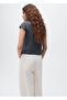 Cotton T-Shirt with Staple Details - 4