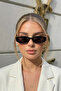Geranyum Black Uv400 Protected Ultra Light Women's Sunglasses - 2