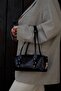 Kriss Buckle Detailed Black Matte Bag - 3