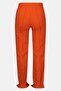 Women Regular Fit Brand Logo Wide Leg Pants, Rust - 4