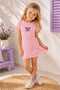 Butterfly Detailed Corded Girl's Dress - 3