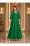 Maxi Boy Fakir Stylish Crepe Dress with Sleeveless V-Neck Cou-12
