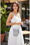 Faux Leather Phone Bag – Women's Shoulder & Crossbody Bag with Lock and Long Strap - 3