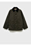 Velvet Collar Cotton Parka - 3
