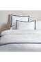 Hotel Divine 300tc 3-piece King Comforter Set 240x260cm - White/navy - 2
