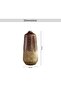 Chisel Stoneware Vase 22x22x47cm - Brown - 6