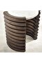 Rosetta End Table Marble - Beige & Brown - 4
