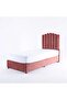 ANNA SINGLE BED VELVET PINK 90X200 CM - 3