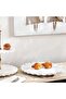 Praline Marble Serving Platter Dia35.5cm- White