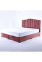 Anna King Bed Velvet Pink 180x200 Cm - 3