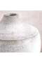 Sandrine Ceramic Vase 25x25x30cm- White - 2