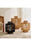 Gabba Bamboo Lantern Dia 37x63cm - Black - 3