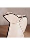 Brittany Terracotta Vase 17.4x5.5x24.5cm - Off White - 2