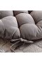 Roxy Round Floor Cushion Grey D100cm - 2
