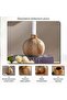 Mei Stoneware Bud Candle Holder 13x13x12.5cm - Brown - 5