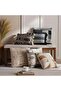 Symphony Embellished Down Alternartive Filled Cushion 50x50cm - Black - 4