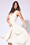 V-Neck Sleeveless Maxi Ecru Dress I0774Ax26Sm - 4