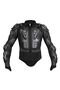 Black Body Armor Mesh Summer Full Protection Shoulder Back Elbow Chest Abdominal Protection Cross Biker Coat