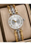 Gold-Silver Transparent Case Women's Wristwatch + Watch Box - 2
