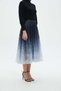 Printed Ruffled Midi Skirt - 2