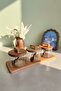 Avora Luxury 3-Piece Round Glass Spice Set with Acacia Stand (3 X 450 ml) - 7