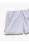 Loose Fit Bow Detailed Striped Shorts Pajama Bottoms - 5