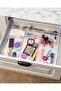 7 Piece Adjustable Drawer Organizer Makeup and Jewelry Organizer Transparent - 4