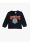 Printed Crew Neck Sweatshirt