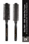 Professional Dark Series 2-Piece Men's Hair Brush (ds01 - Ds02) Set