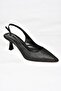 S518081714 Black Glitter Low Heeled Women's Shoes - 8
