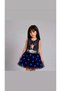 Wednesdayyy Light-Up Combed Cotton Costume Dress Wednesday Wig Wednesday Hand Set Birthday Party - 4
