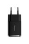 Compact Quick Charger, 2x USB, 10.5W (black) - 2