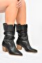 Black Drawstring Dallas Women's Boots J404040009 - 2