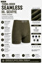 Ocp003 Unisex Thermal Khaki Boxer Seamless 3. Level Breathable Flexible Boxer