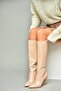 R372453009 Skin Thin Heeled Women's Boots