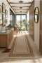 Sisal Carpet Modern Living Room Kitchen Balcony Hallway Entrance Carpet Beige Brown - 3