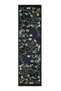Black Almond Blossom Silky Scarf - 4