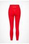 Women's Seamless Push up Sports Leggings High Waist - Red - 8
