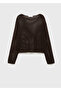 Long Sleeve Crochet Sweater - 3