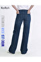 Wide Leg Denim Kemerli - 4
