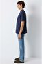 M0612216 Printed T-Shirt Men's T-Shirt Dark Blue - 5