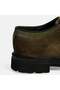 Men's Green Lace-Up Suede Casual Shoes - 6